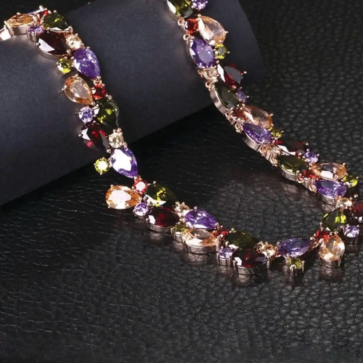 Aaa Swiss Zircon Necklace Jewellery For Women And Girls - Image 4
