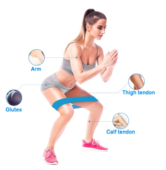 Resistance Bands Sealing Elastic Booty Sport Bodybuilding Rubber Band For Fitness Gym Leagues Equipment Sports Mini Yoga - Image 6
